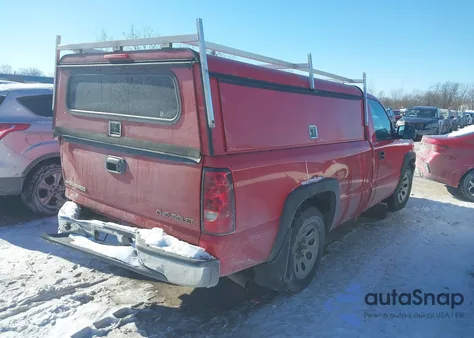 2006 Chevrolet Silverado 1500 Work Truck из США, поврежденный, VIN 3GCEC14X26G265310